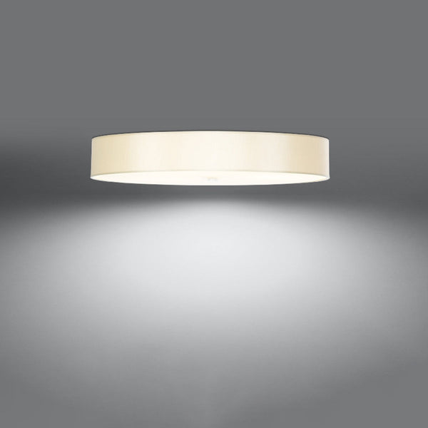 Plafonnier Cercle Plein 90 blanc