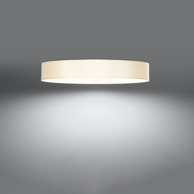 Plafonnier Cercle Plein 90 blanc
