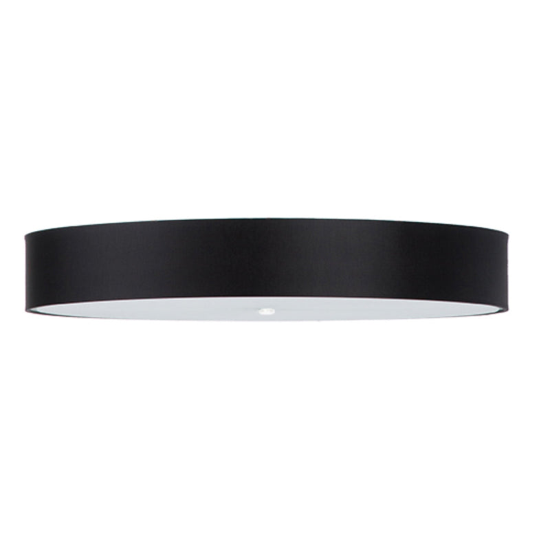 Plafonnier Cercle Plein 90 noir