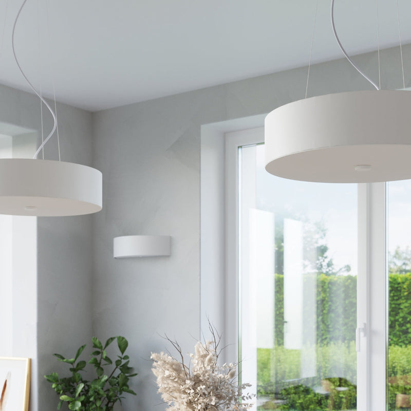 Plafonnier Cercle Plein 100 blanc