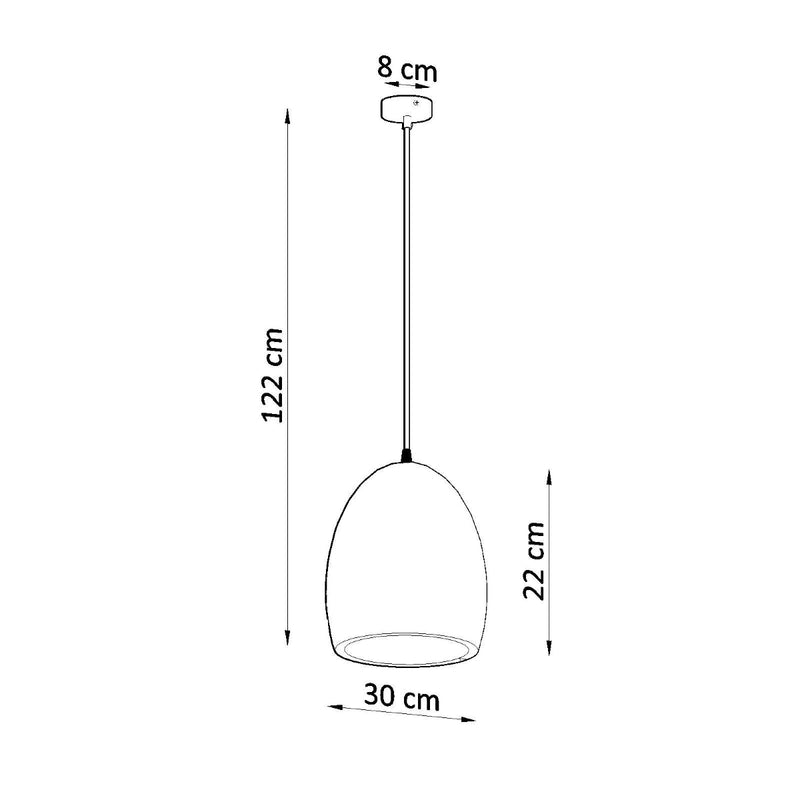 Suspension en céramique Flawius