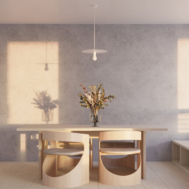 Lampe suspendue Flavio blanc