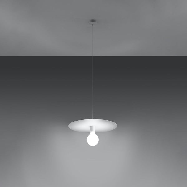 Lampe suspendue Flavio blanc