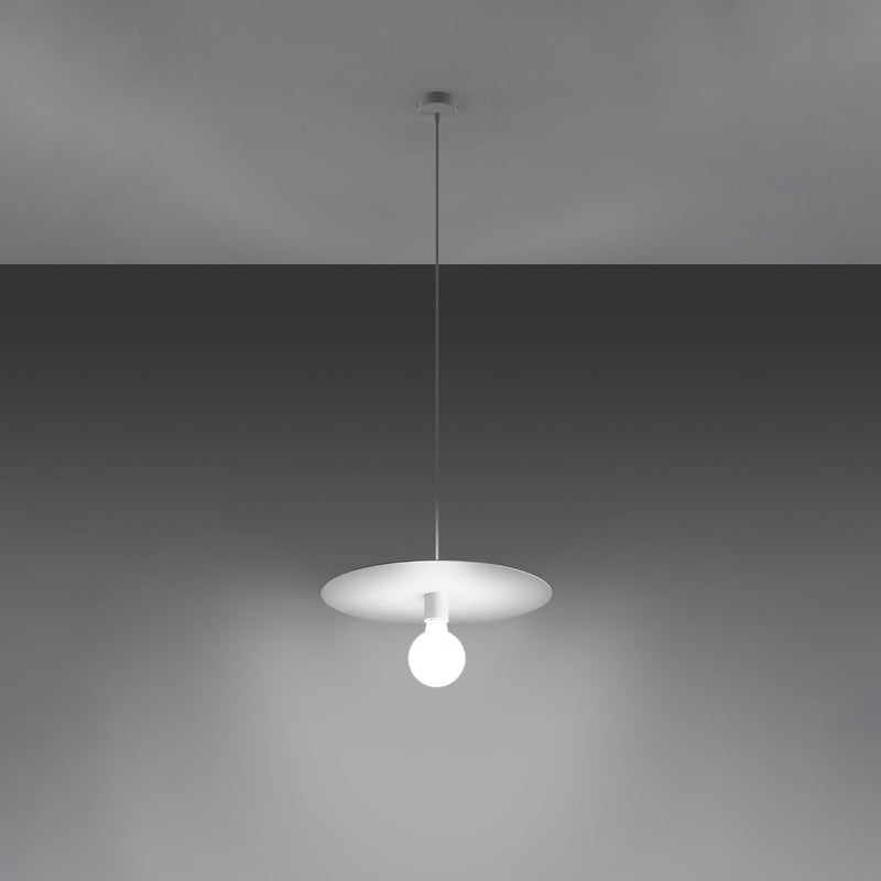 Lampe suspendue Flavio blanc