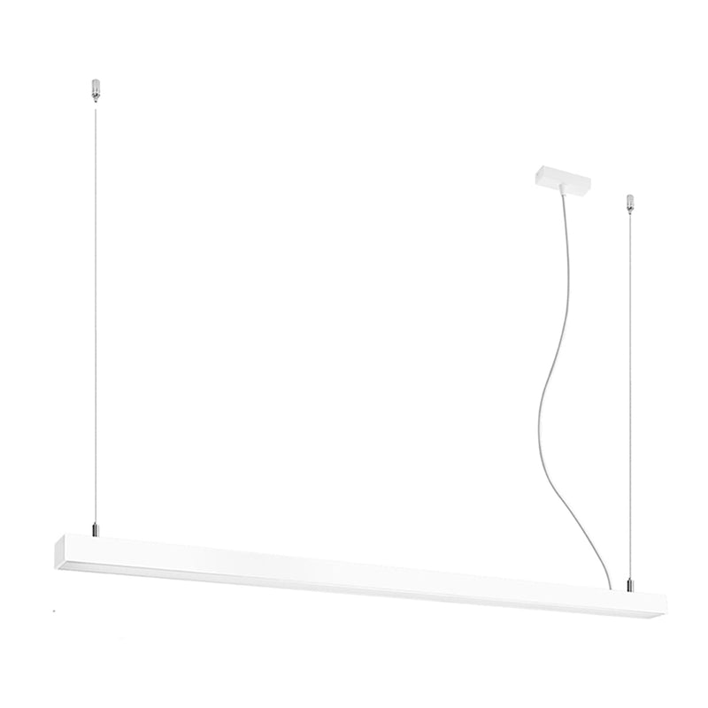 Suspension Barre Moderne 150 blanc