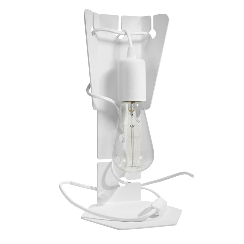 Lampe de table Arby en Acier blanc