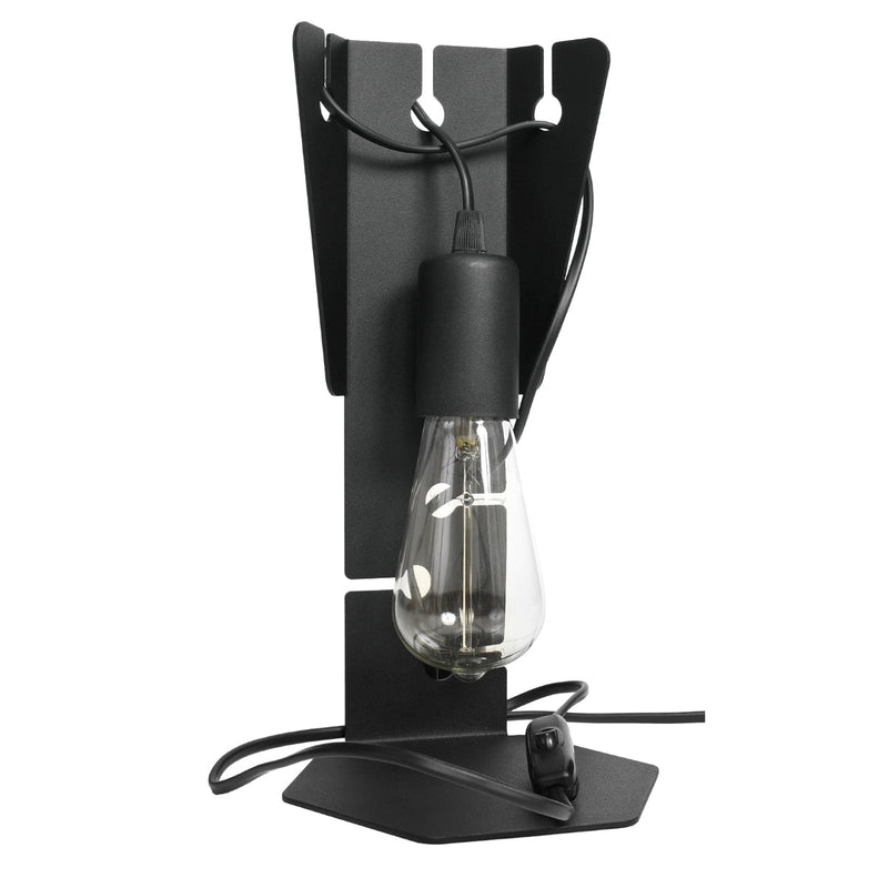 Lampe de table Arby en Acier noir