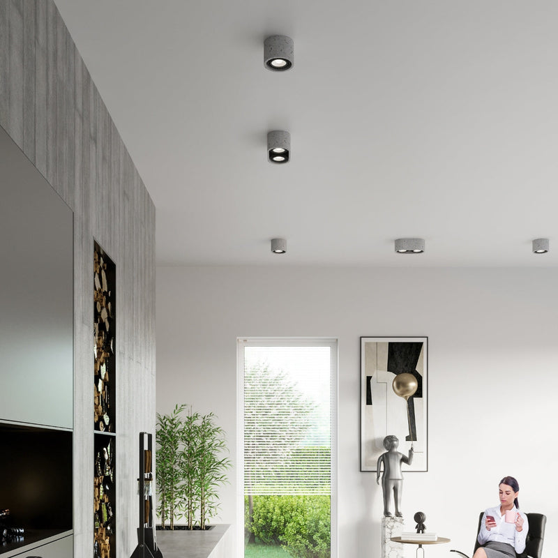 [EXP] Plafonnier Moderne Basic 2 béton