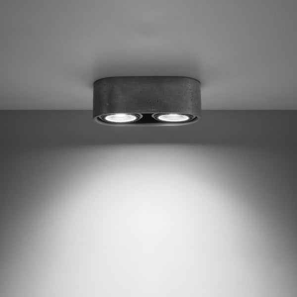 [EXP] Plafonnier Moderne Basic 2 béton