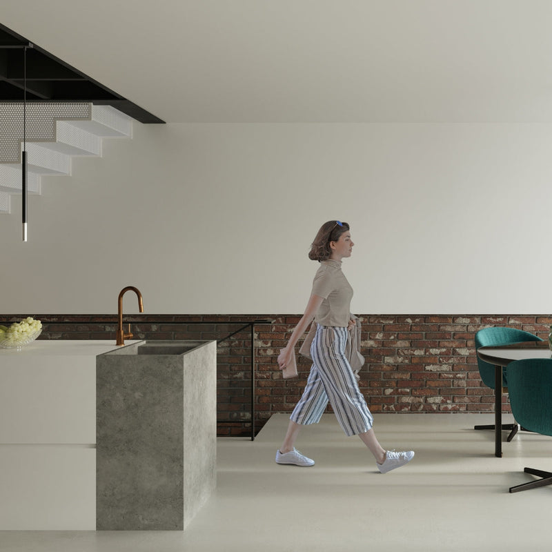 Suspension Moderne Mozaica 1 noir/chrome