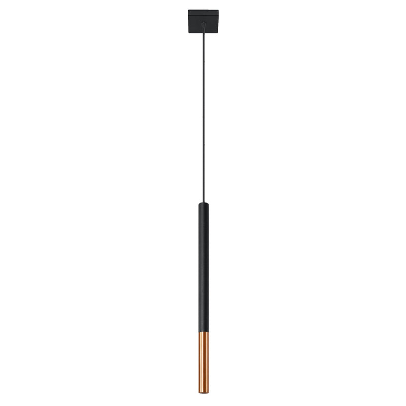 Suspension Moderne Mozaica 1 noir/cuivre