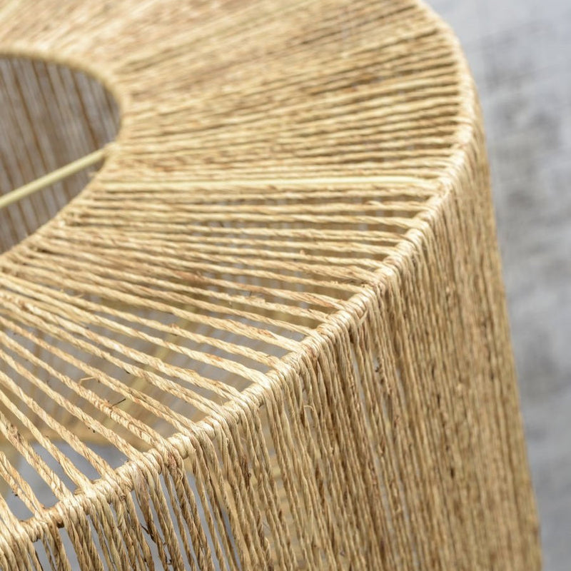 Plafonnier Iguazu Rond Jute Naturel 60 cm