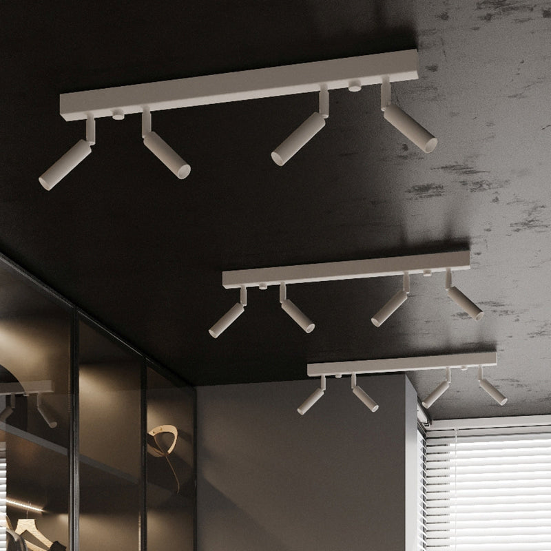 Plafonnier Acier Réglable Minimaliste 2 blanc