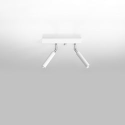 Plafonnier Acier Réglable Minimaliste 2 blanc