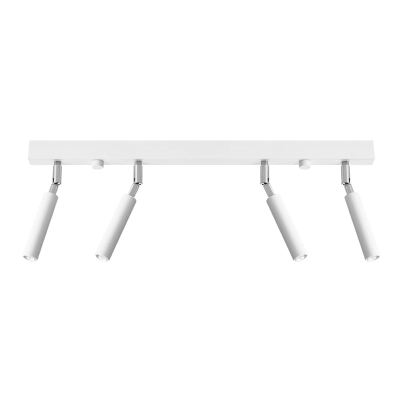Plafonnier Acier Réglable Minimaliste 4 blanc