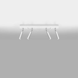Plafonnier Acier Réglable Minimaliste 4 blanc