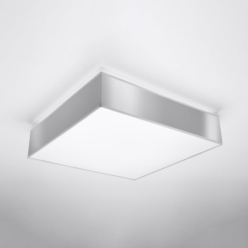 Plafonnier Plateforme Carré 55 gris