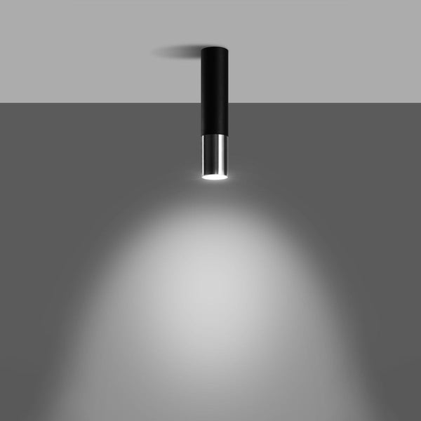 Plafonnier Duo Metallic noir/chrome