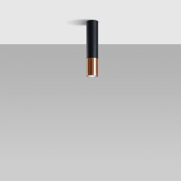 Plafonnier Duo Metallic noir/cuivre