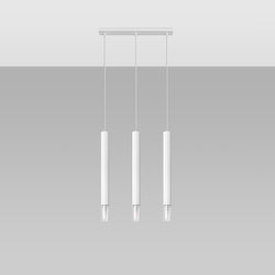 Suspension Ligne Claire 3 blanc