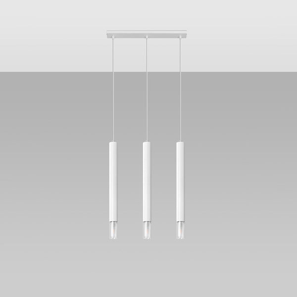 Suspension Ligne Claire 3 blanc