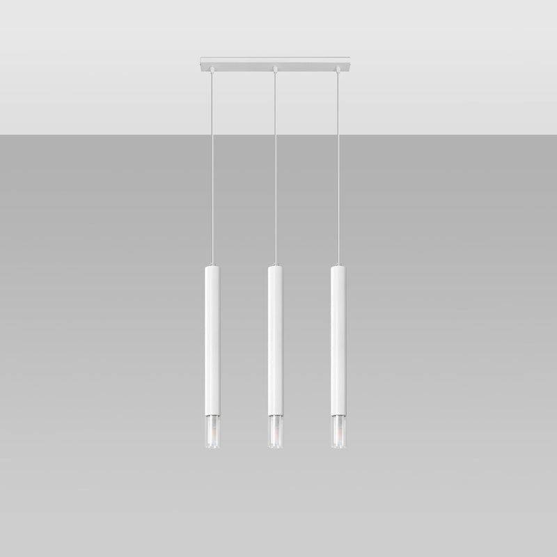 Suspension Ligne Claire 3 blanc