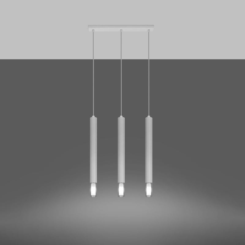 Suspension Ligne Claire 3 blanc