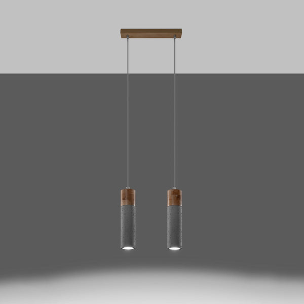 Suspension Fusion Minimaliste 2 gris