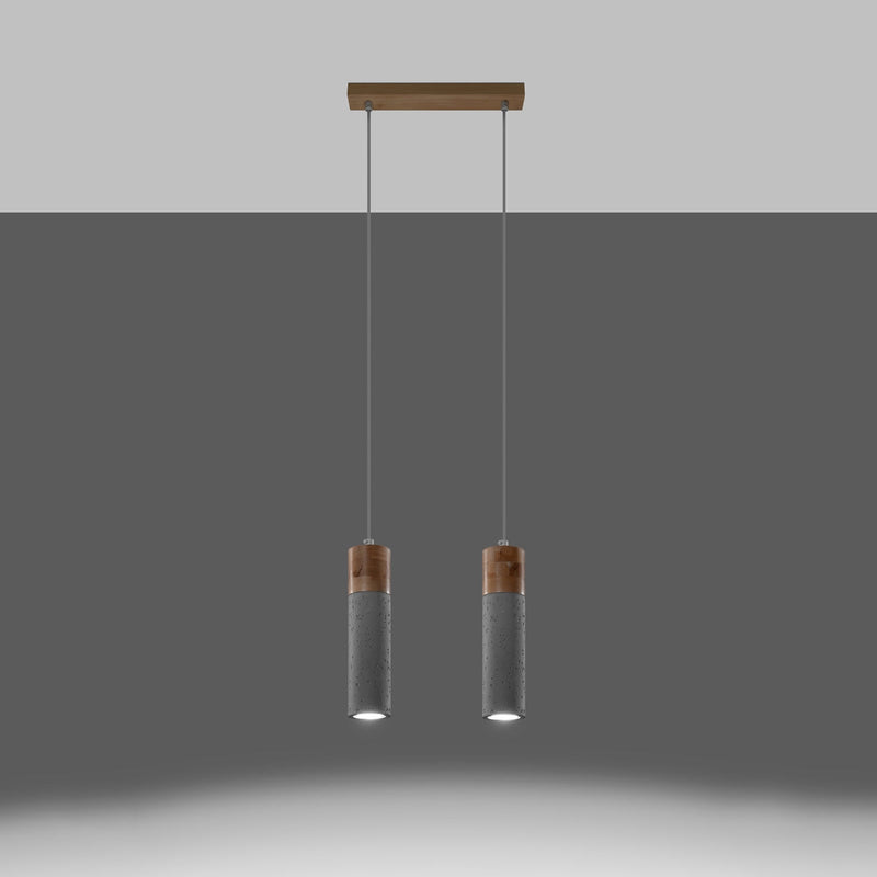 Suspension Fusion Minimaliste 2 gris