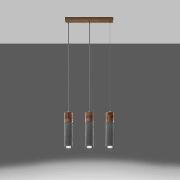 Suspension Fusion Minimaliste 3 gris