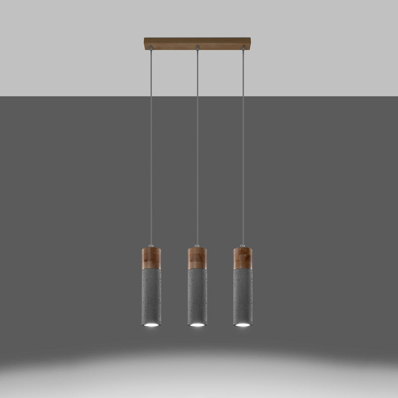 Suspension Fusion Minimaliste 3 gris