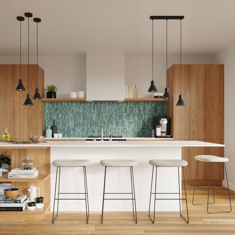 Lampe pendante Conique 1 noir [E27]