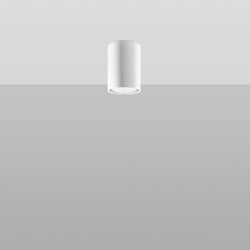 Plafonnier Tube 10 blanc