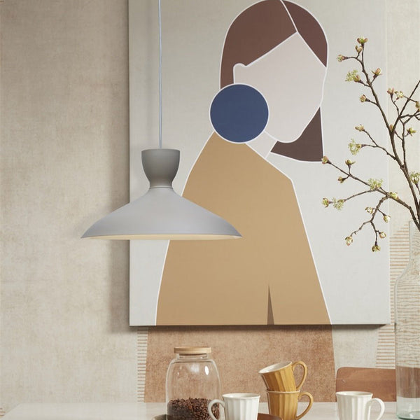 Suspension Hanover Grise Ø40 cm Fer