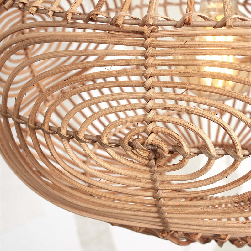 Plafonnier Madeira Rotin Naturel 48 cm