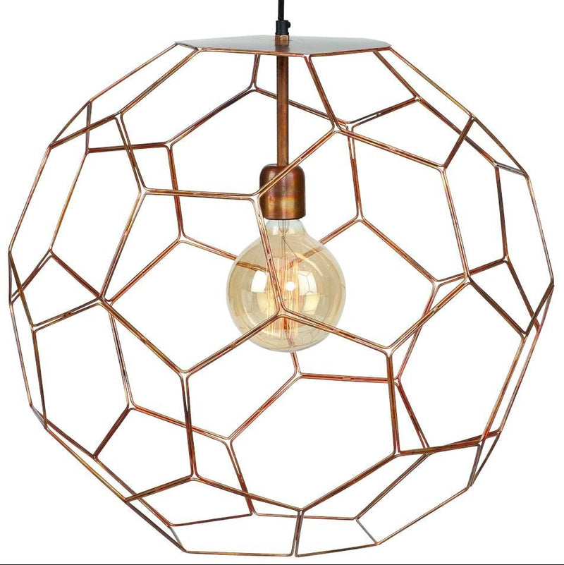 Suspension Marrakesh Cuivre Fil de Fer – Ø55 cm