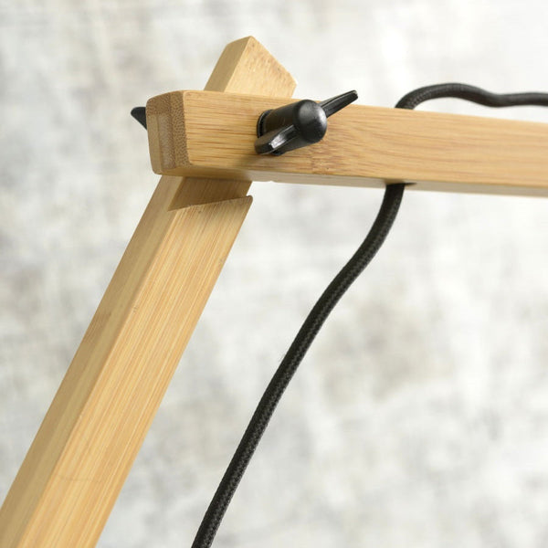 Applique Murale Bali Bambou Naturel et Noir 105 cm
