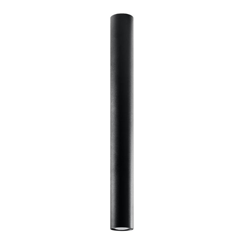 Plafonnier Tube 60 noir