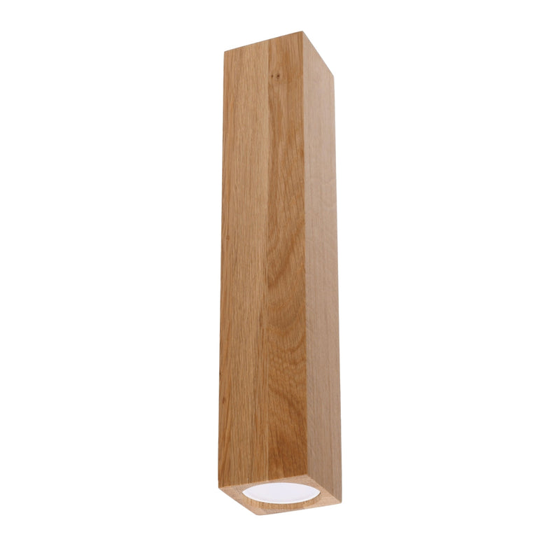 Plafonnier Facette Cubique 30 en chêne