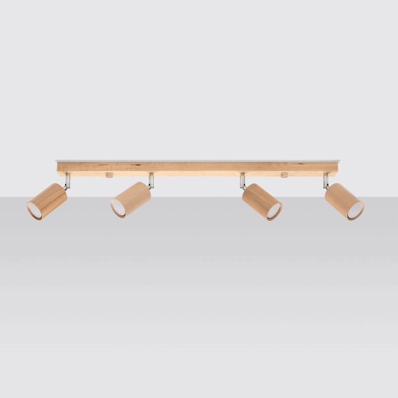 Plafonnier Bois Naturel Minimaliste 4