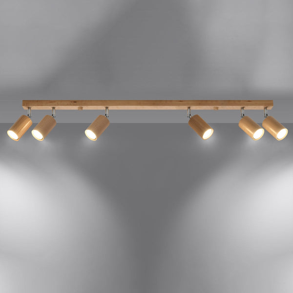 Plafonnier Bois Naturel Minimaliste 6