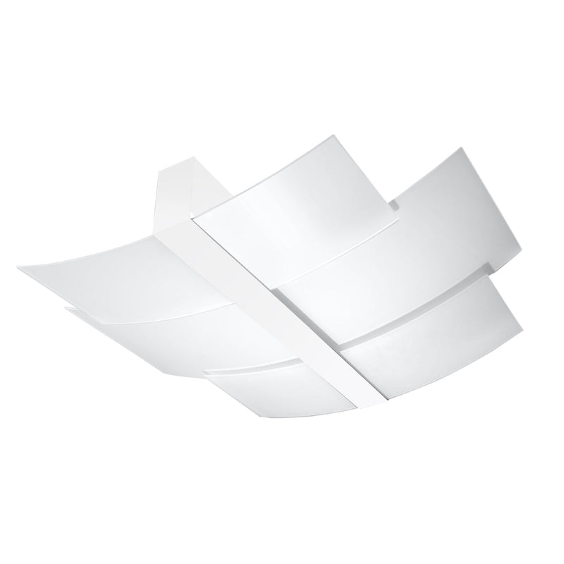 Plafonnier Triple Courbe blanc