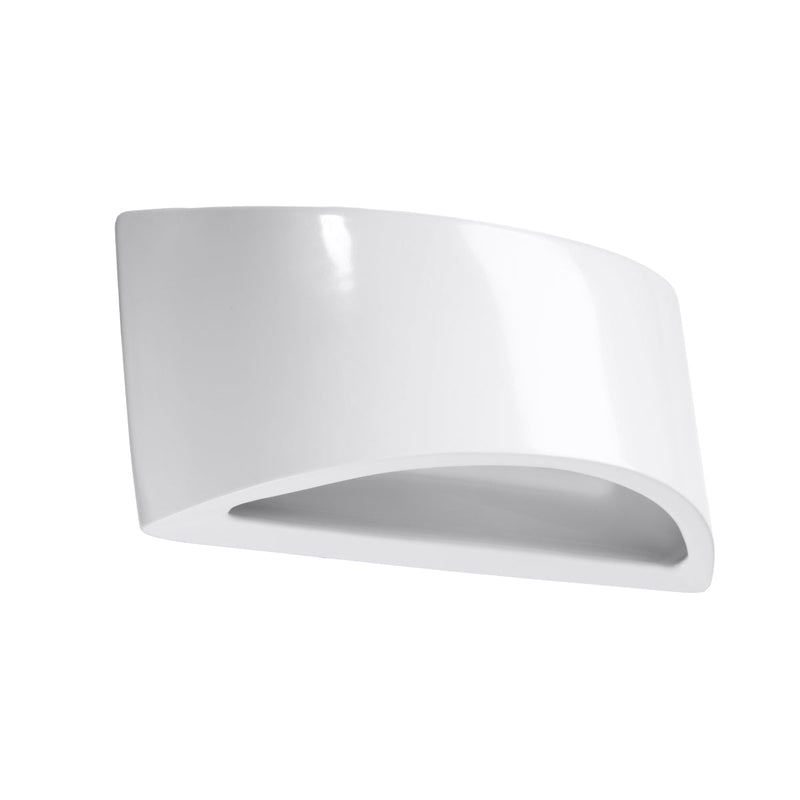 Applique vernie VIXEN blanc brillant