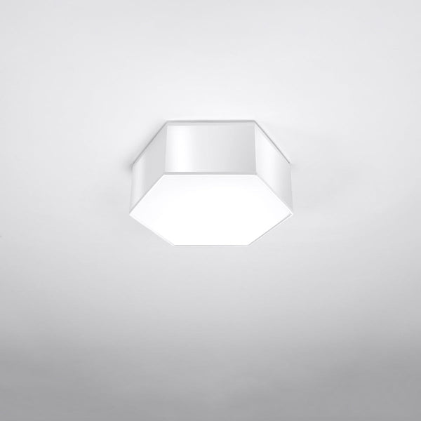 Plafonnier Hexagonal Pure 11 blanc