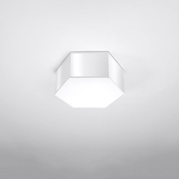 Plafonnier Hexagonal Pure 13 blanc