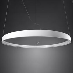 Lustre Anneau Solis 55 noir 3000K