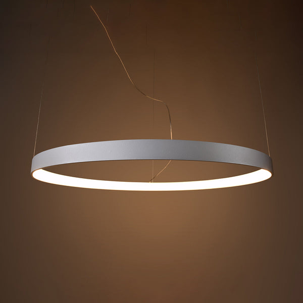 Lustre Anneau Solis 55 noir 3000K