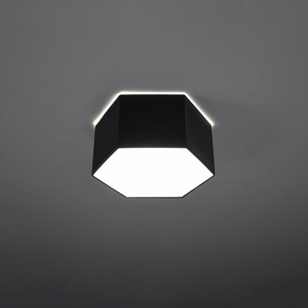 Plafonnier Hexagonal Pure 15 noir