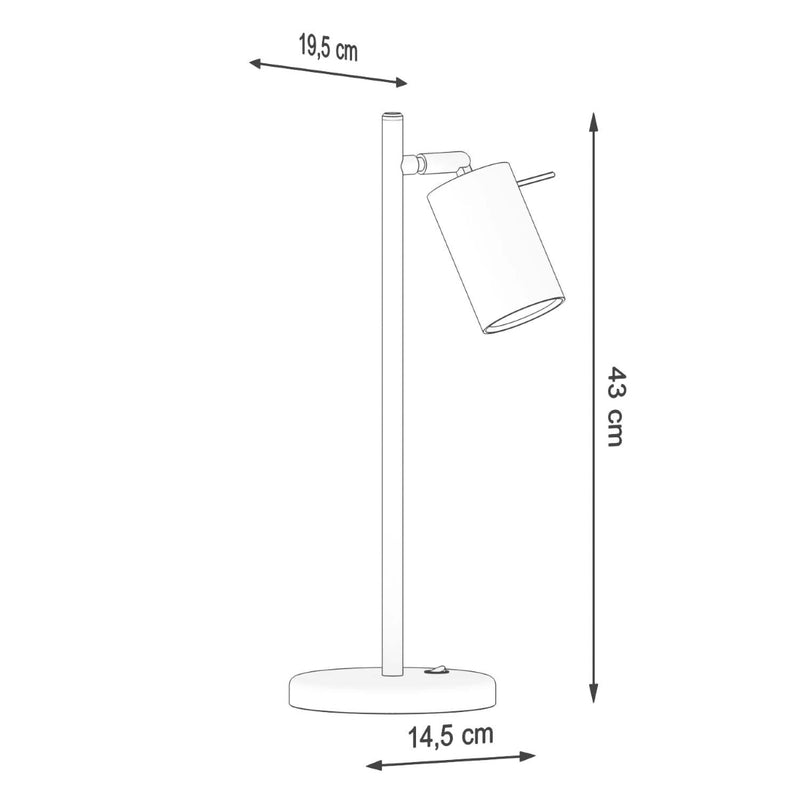 [EXP] Lampe de table Directionnelle LED blanc