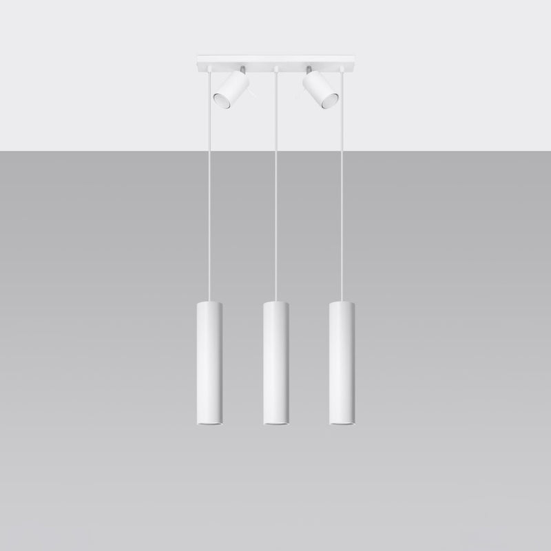 Lampe suspendue Directionnelle 3 LED blanc